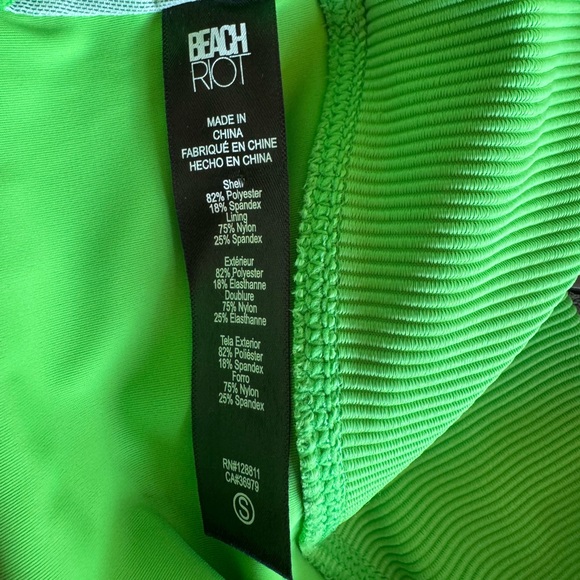 Beach Riot Carina Tank-Support Top Palm Green Colorblock Size Small (NWOT) - Picture 10 of 16